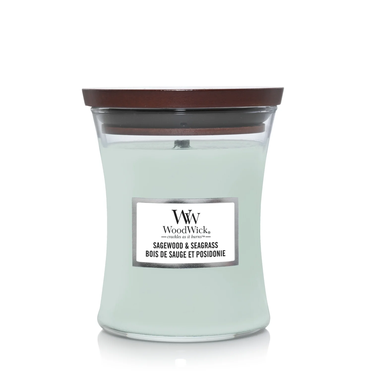 Hourglass Candles Sagewood & Seagrass - Candela Profumata