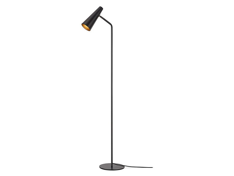Lampa podłogowa Peak metalowa czarna