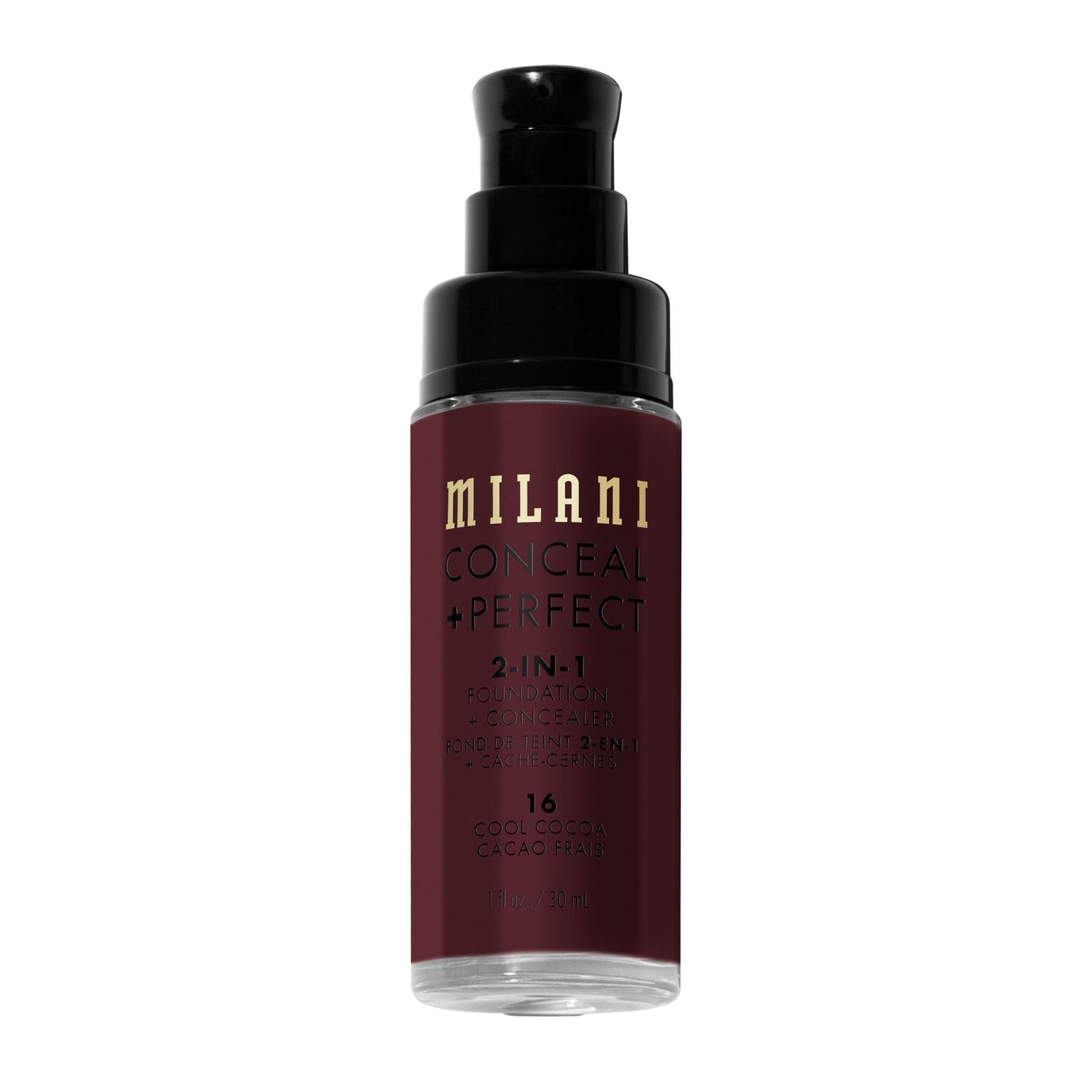 Milani Foundation 2-in-1 korektors + - 30 ml
