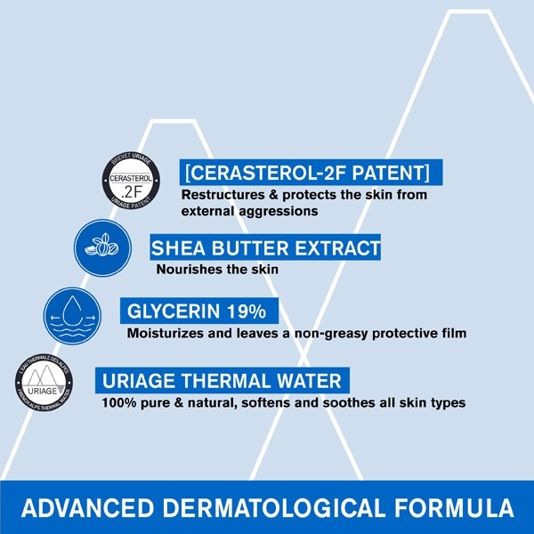 Uriage Xémose attīroša nomierinoša eļļa 500ml