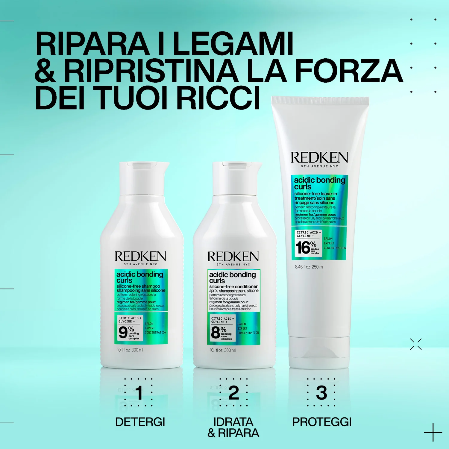 Acidic Bonding Curls Silicone-Free Leave-In Treatment - Crema Capelli Styling & Finish, Balsamo Senza Risciacquo Capelli