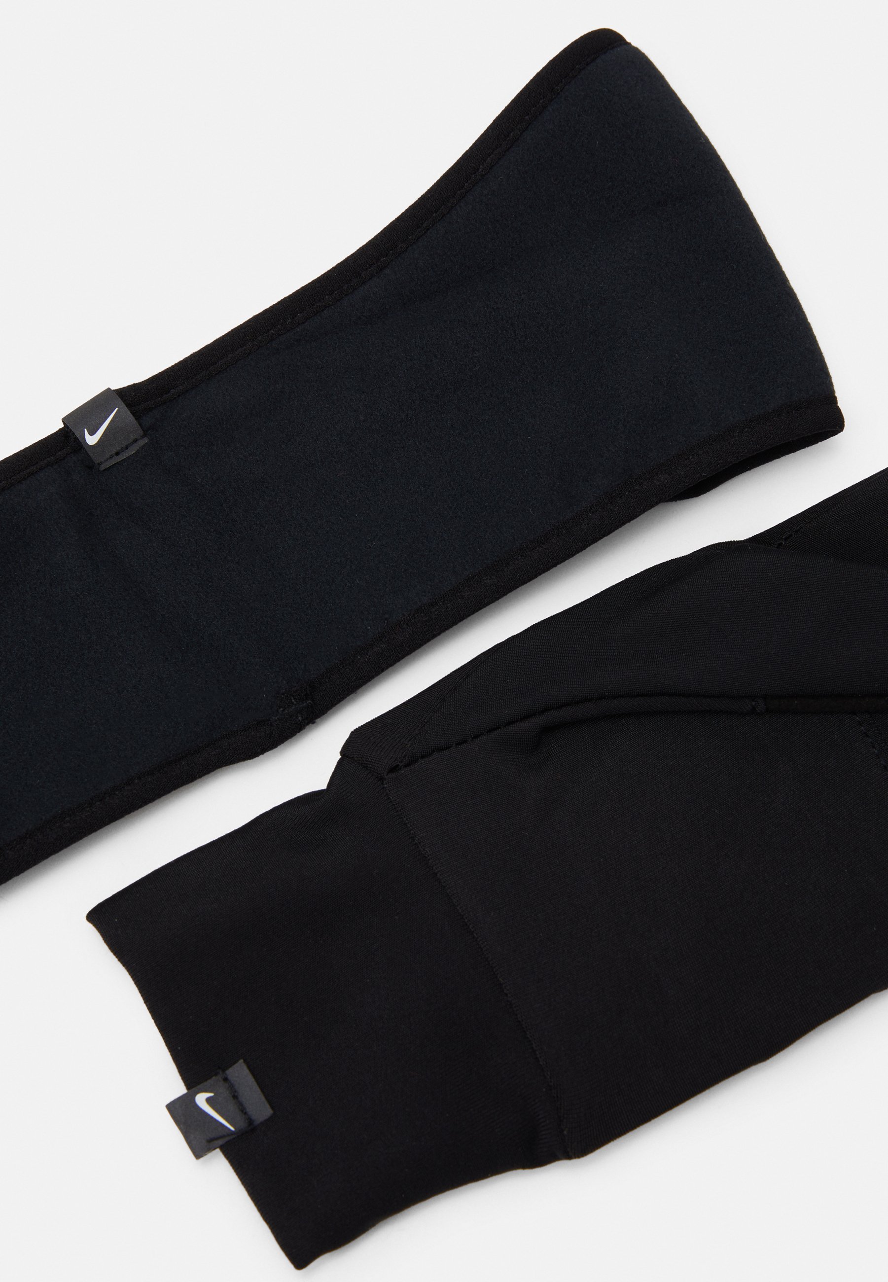 Dámska bežecká čelenka a rukavica Nike Performance Essential - Chrániče uší - čierna/strieborná