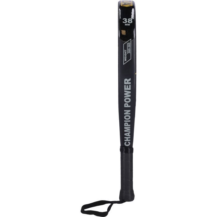 Padel racket - FZ FORZA - Champion Power - 18K Graphite 100% woven - Matte surface - Hard EVA foam - Diamond shape - Black