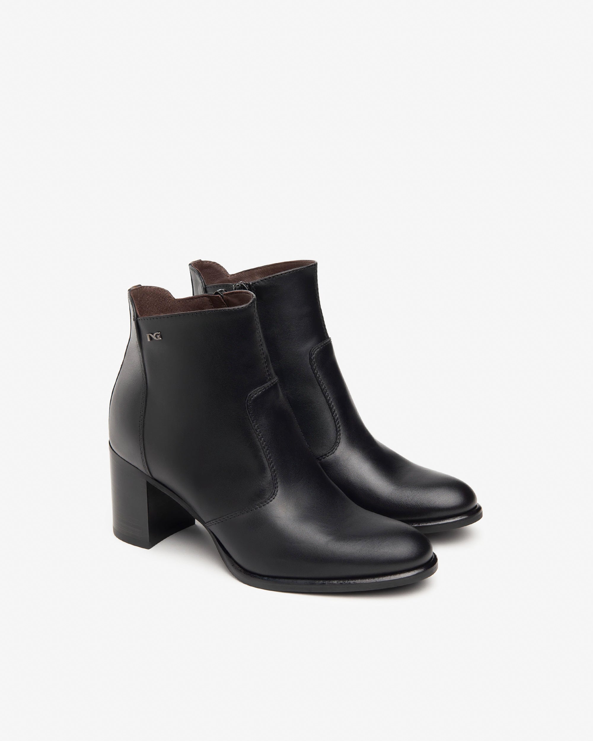  Damen-Ankle-Boots aus Leder