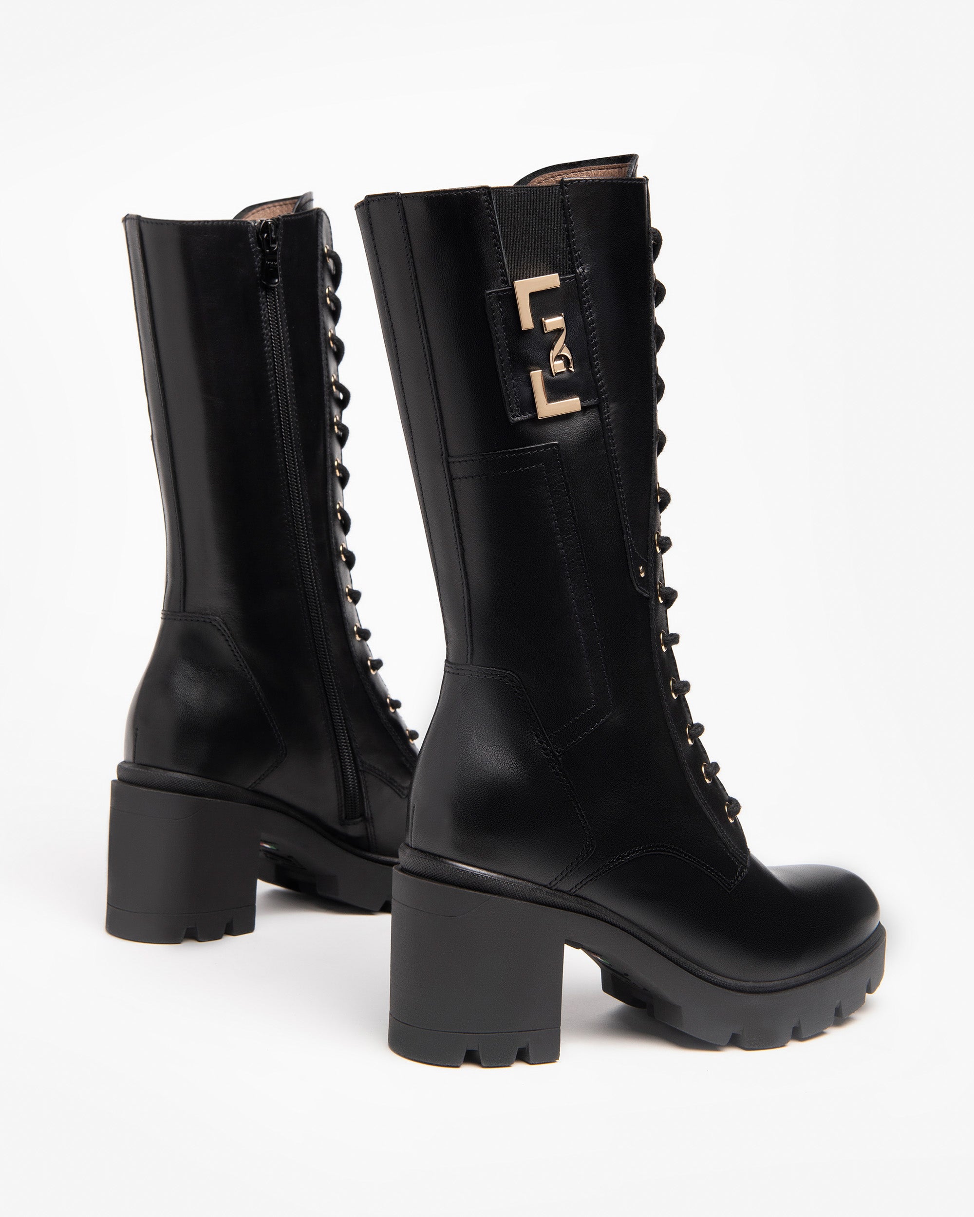  Damen-Lederstiefel
