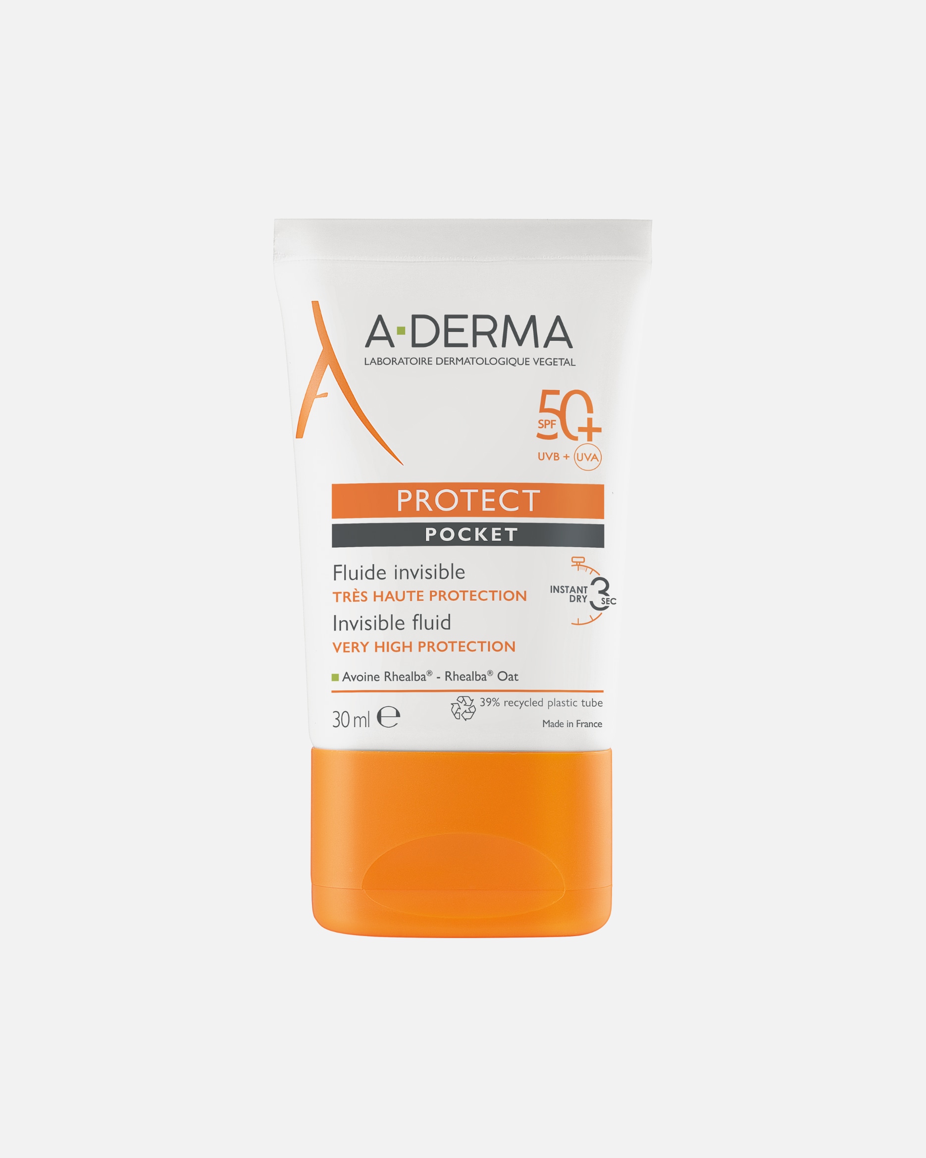A-DERMA Protect Pocket Invisible Fluid Sunscreen SPF 50+ - 30 ml