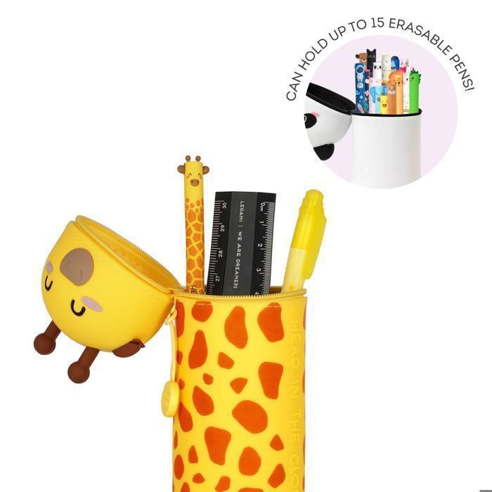 2-in-1 Kit - Legami - Giraffe - Soft Silicone - Retractable - Unisex