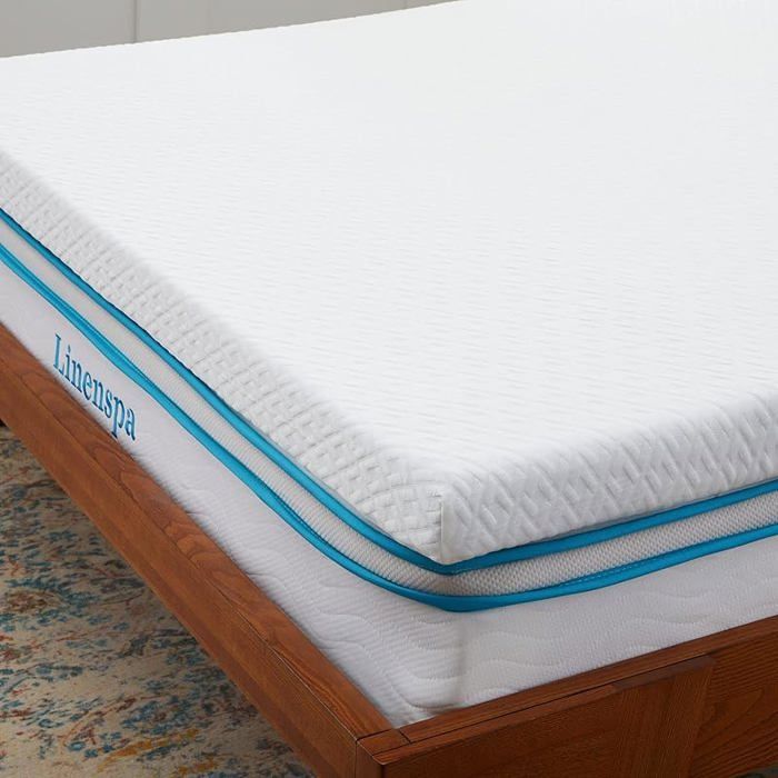 Surmatelas 150 x 190 cm Memoire de Forme | 7cm Epaisseur| Avec gel rafraîchissant et housse lavable à 7,5 cm 15 CAPTEUR D'IMAGE CCD
