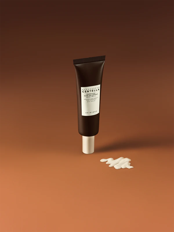 Ochranné sérum SKIN1004 Madagaskar Centella Probio-Cica Glow Sun Ampoule, ktoré obnovuje ochrannú bariéru pokožky