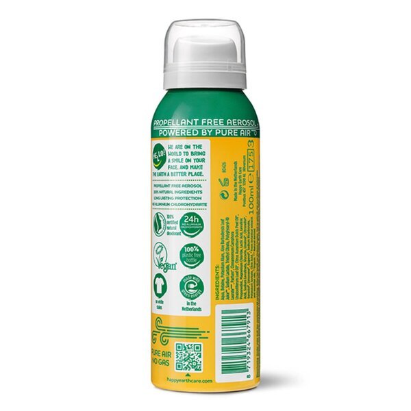 Deodorant v spreju Happy Earth 100 % naravni zrak z jasminom in lesom Ho<br>100 ml