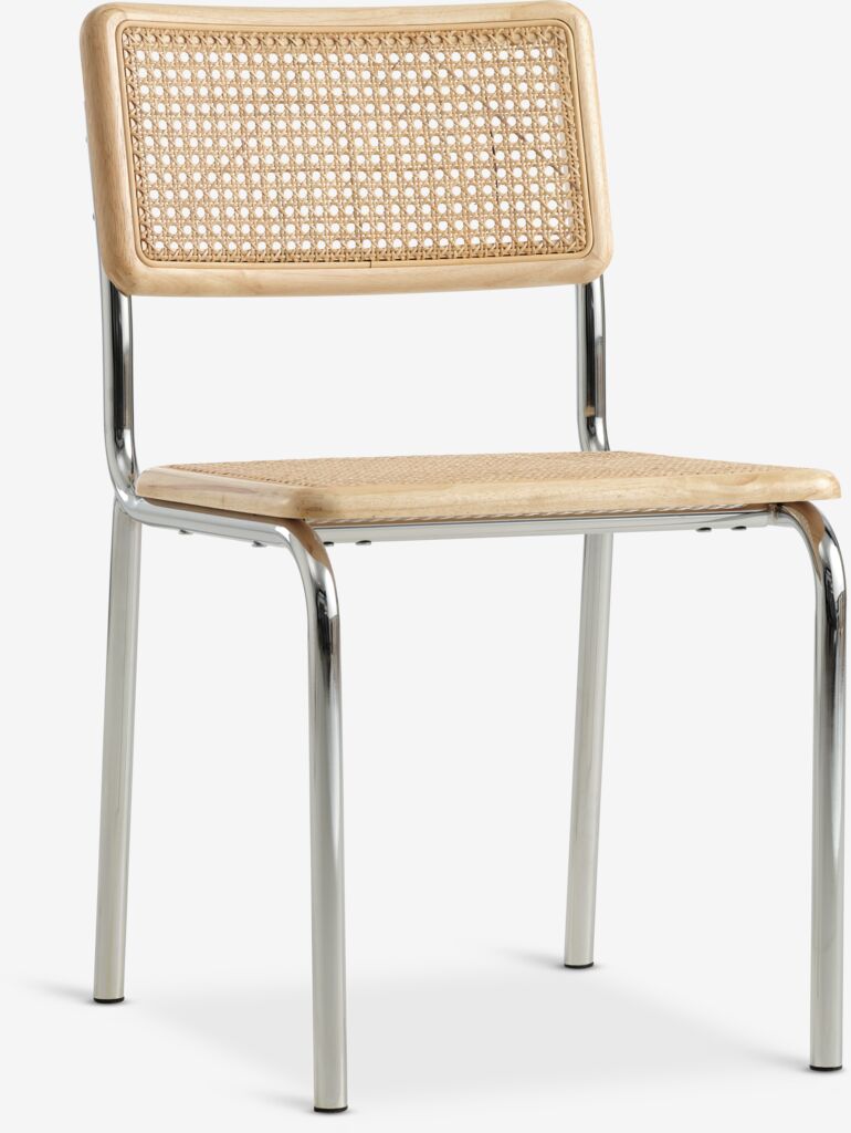 HASSING rotango/chromo valgomojo kėdė