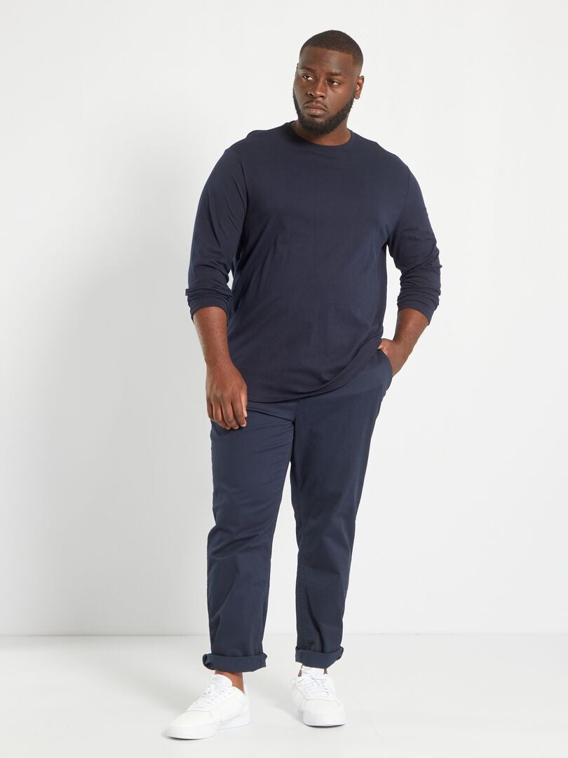 Calça Chino Slim L32 - AZUL