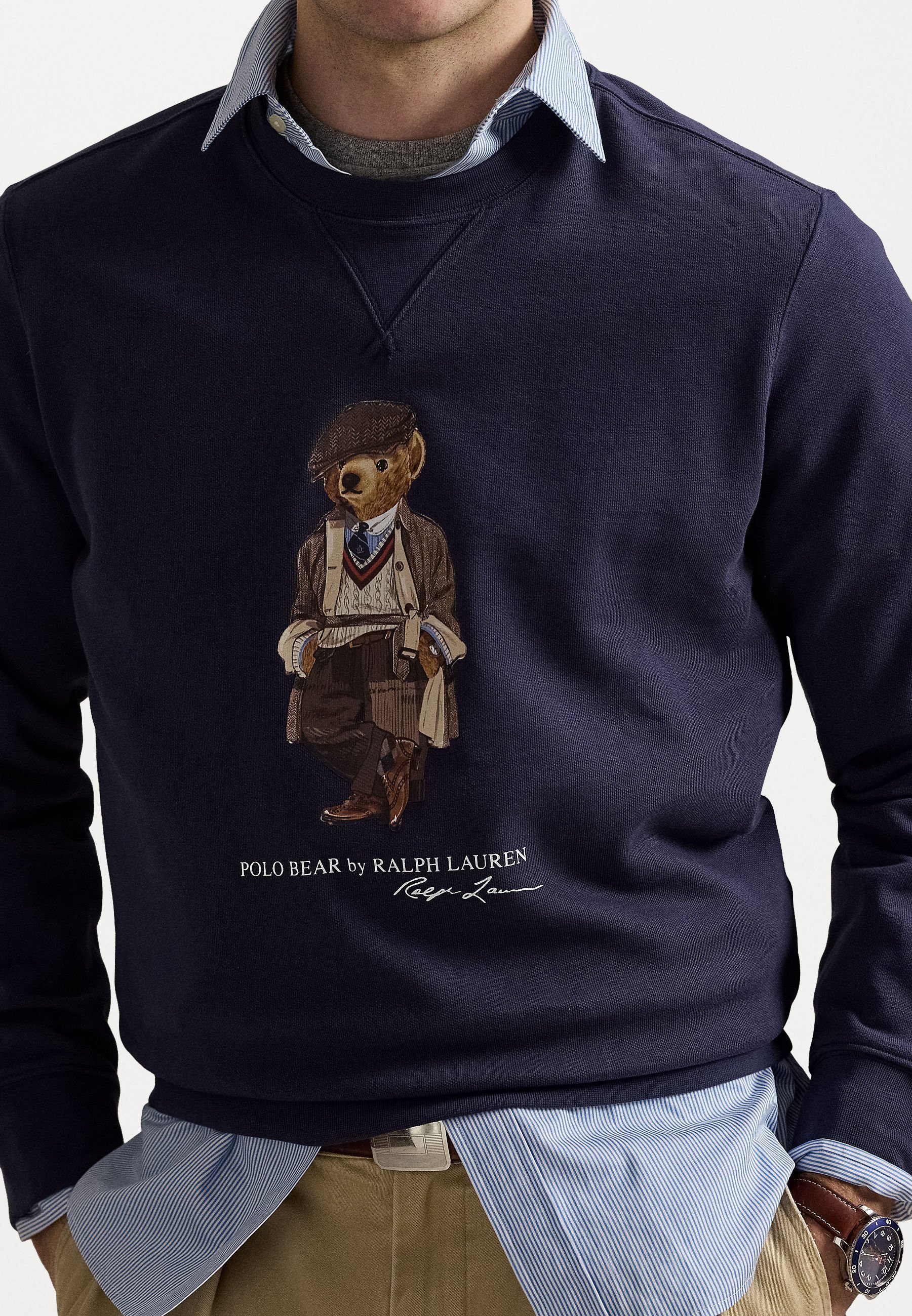 Felpa Polo Ralph Lauren POLO BEAR FLEECE - Felpa - blu slavato