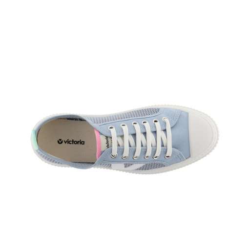 Zapatillas De Lona Victoria 1915 Re-edition Basket Con Tejido De Rejilla Y Logotipo En Contraste