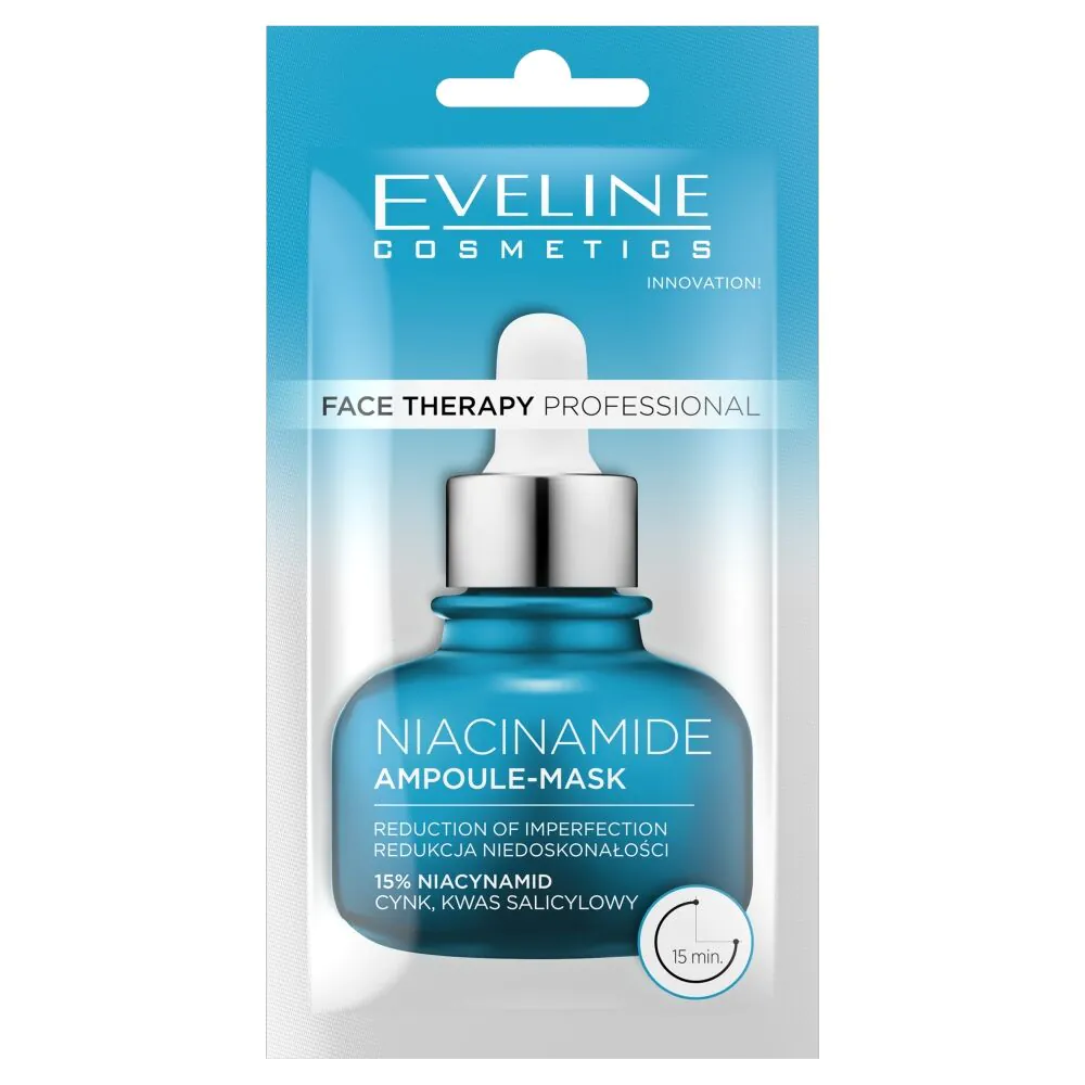 Eveline cosmetics Face Therapy Professional Ampoule-mask Kremowa maseczka, Niacinamide
