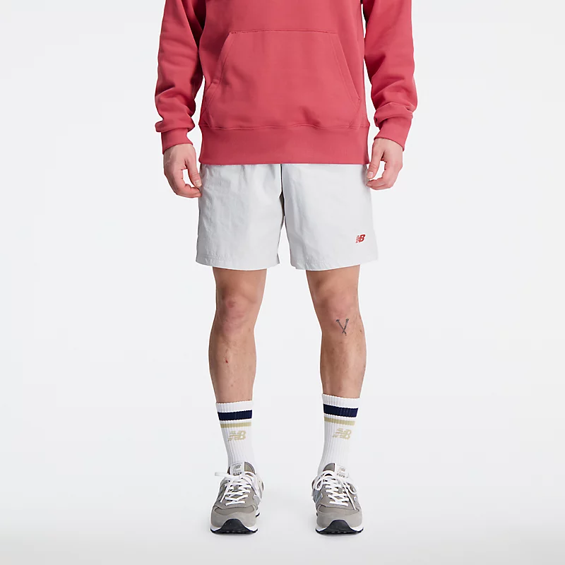 Geweven sportshorts voor heren, vernieuwd in een nieuw jasje - GRAY MATTER