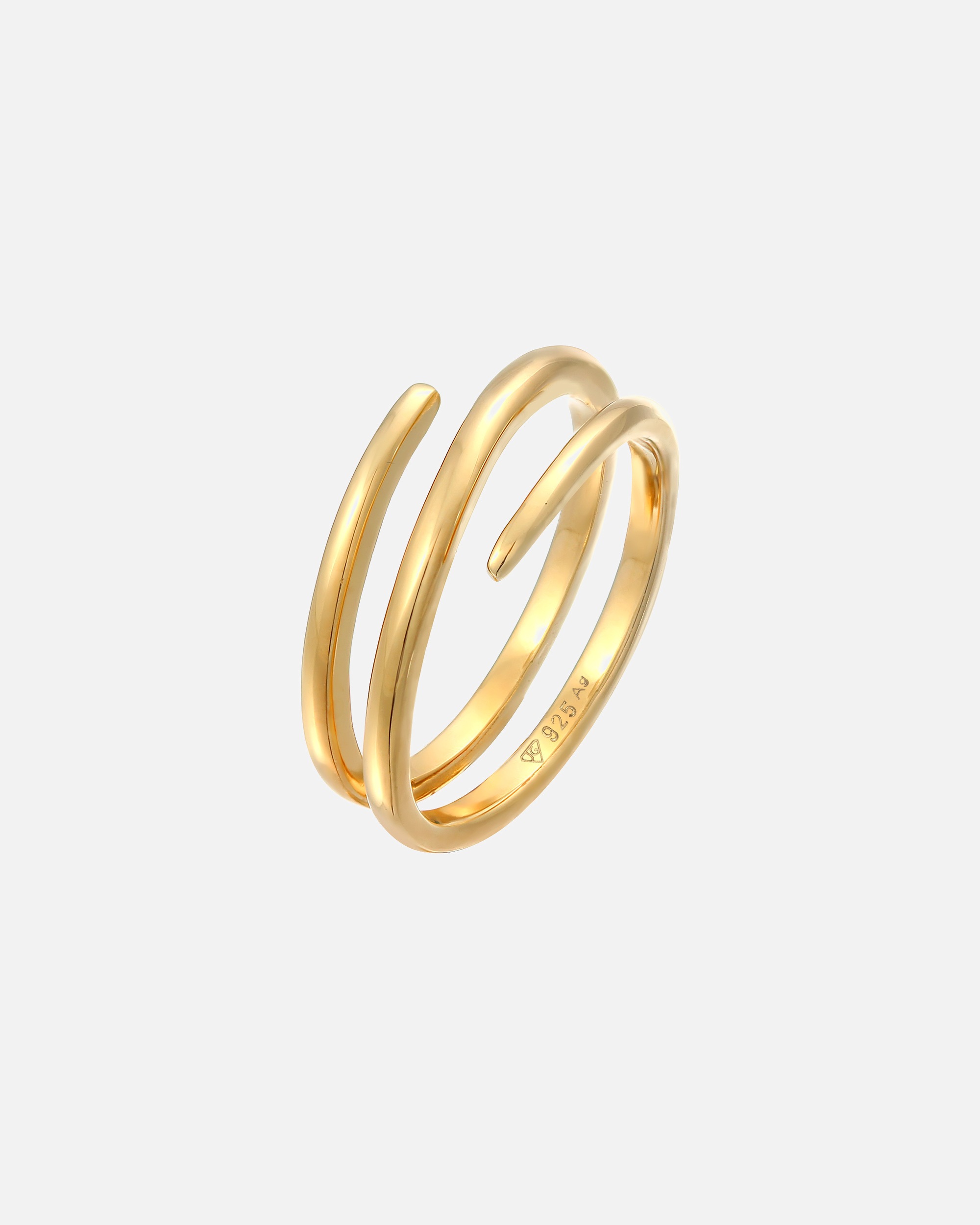 Elli Femmes Déclaration Filigrane Enroulé en Argent Sterling 925