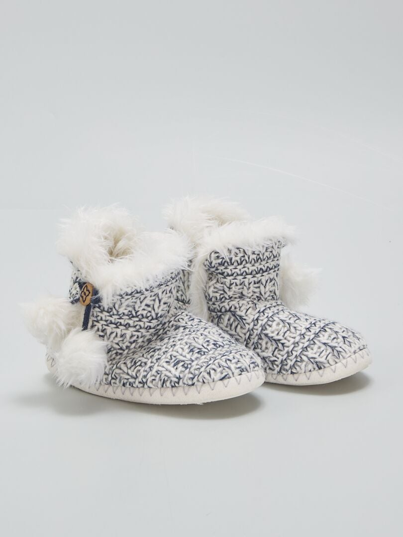 Botines forrados - GRIS