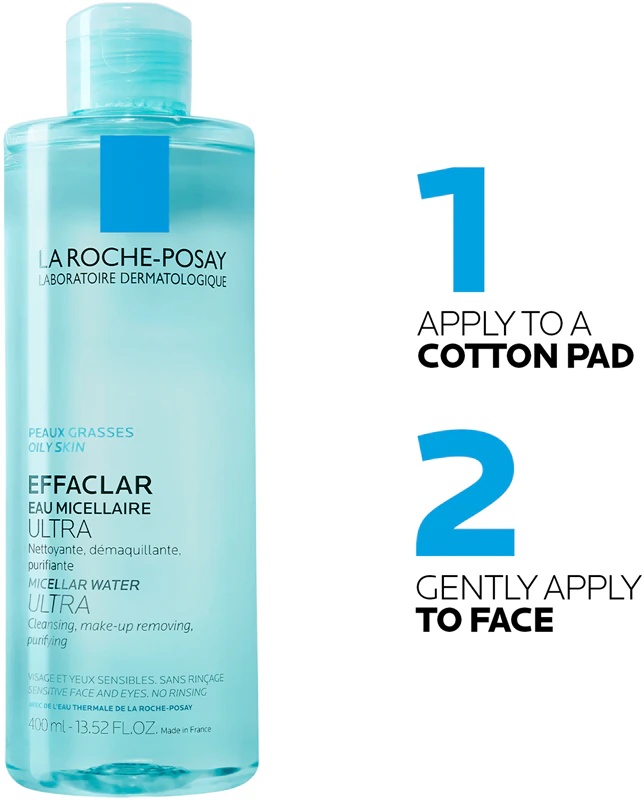 La Roche-Posay Effaclar īpaši attīrošs micelārais ūdens problemātiskai ādai
