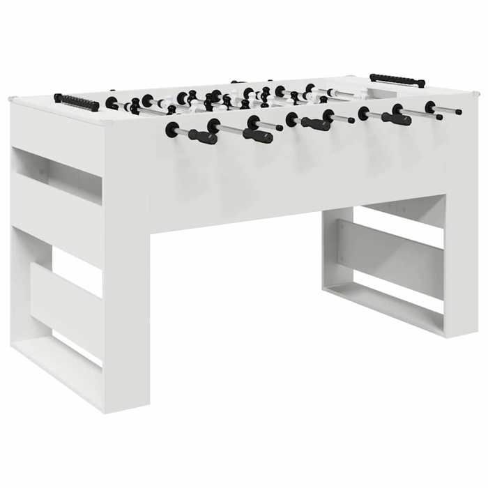 (IN DE AANBIEDING) Voetbaltafel - 2 stuks wit 146,5 x 74 x 85 cm @FR9853027