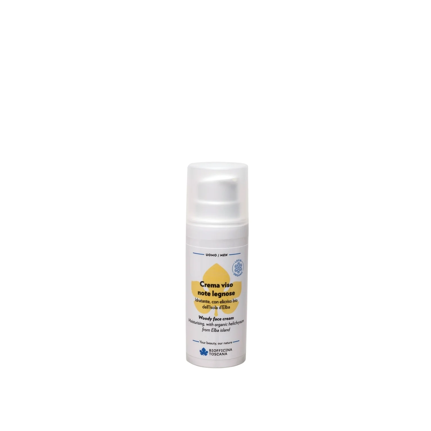 Linea Uomo Crema viso note legnose - Crema viso uso quotidiano