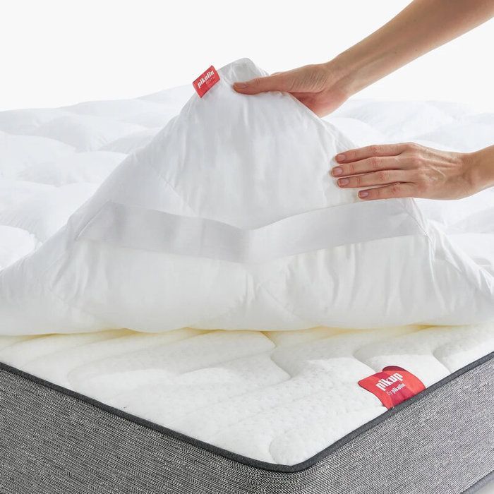 Cubrecolchón de microfibra Pikolin Home de 5 cm | Hipoalergénico y transpirable | 140 x 200 cm