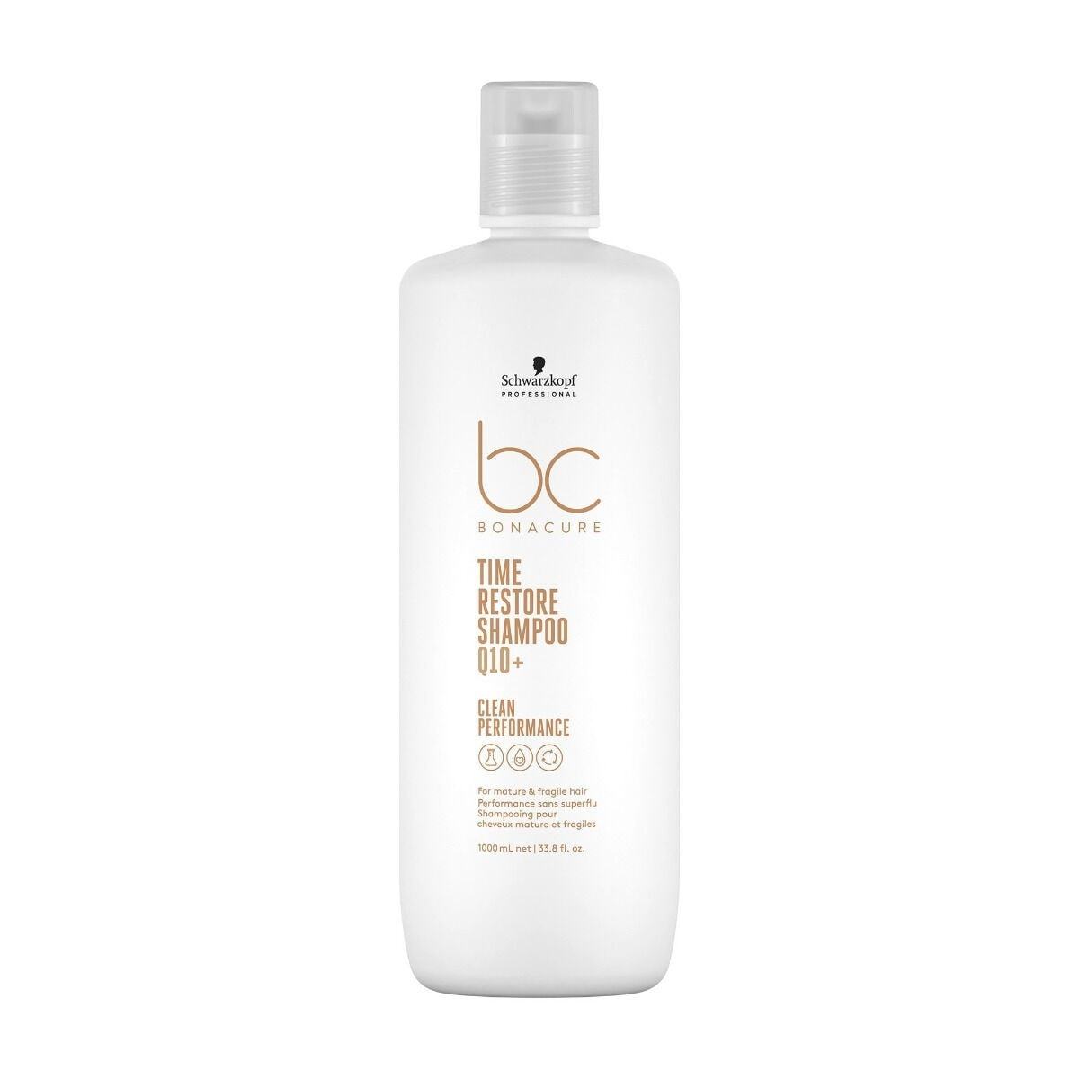 Schwarzkopf Professional BC BONACURE Q10 Time Restore plaukų šampūnas, 1000 ml
