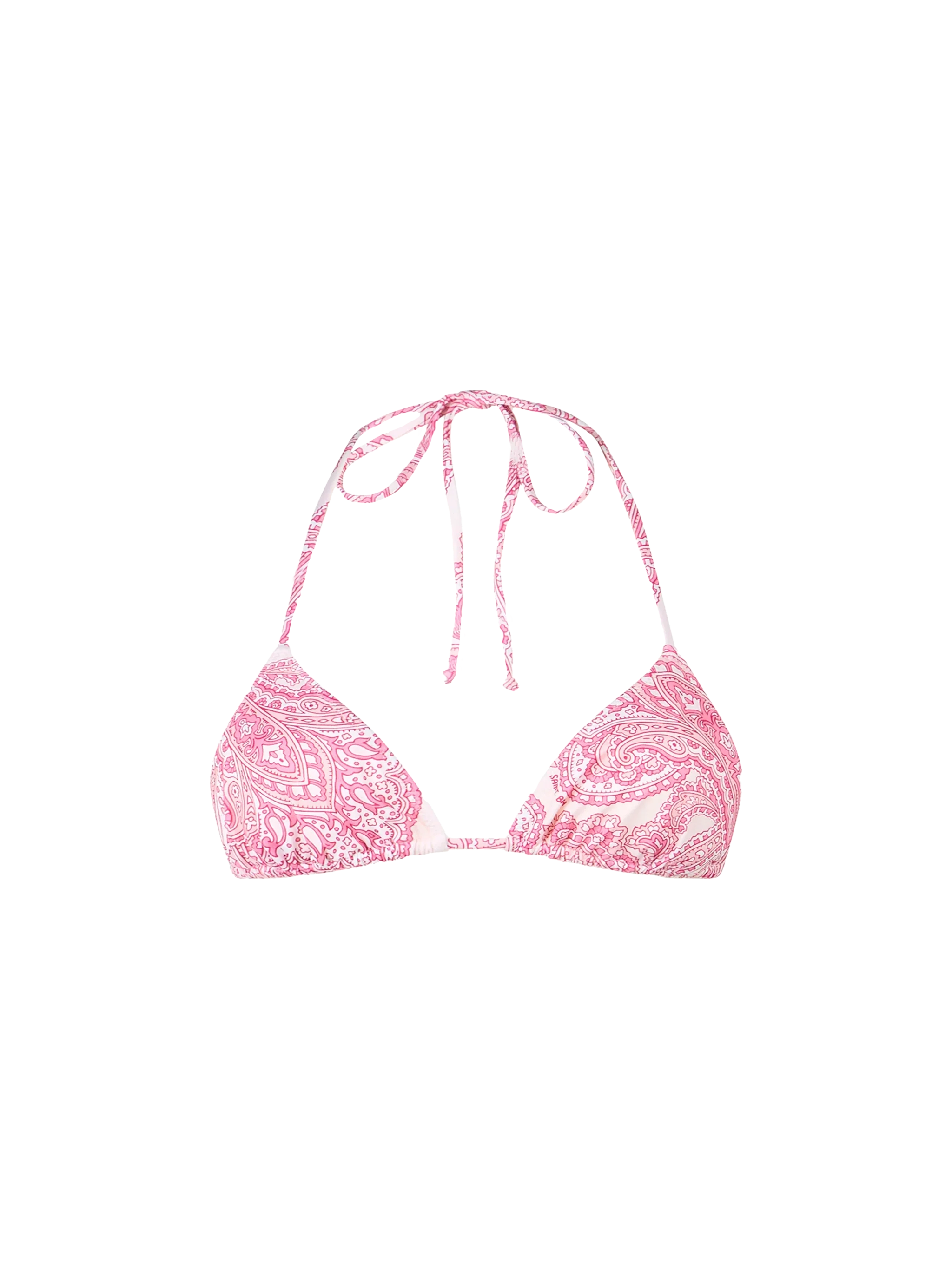 Leah Pink Paisley Triangle Swimsuit voor dames