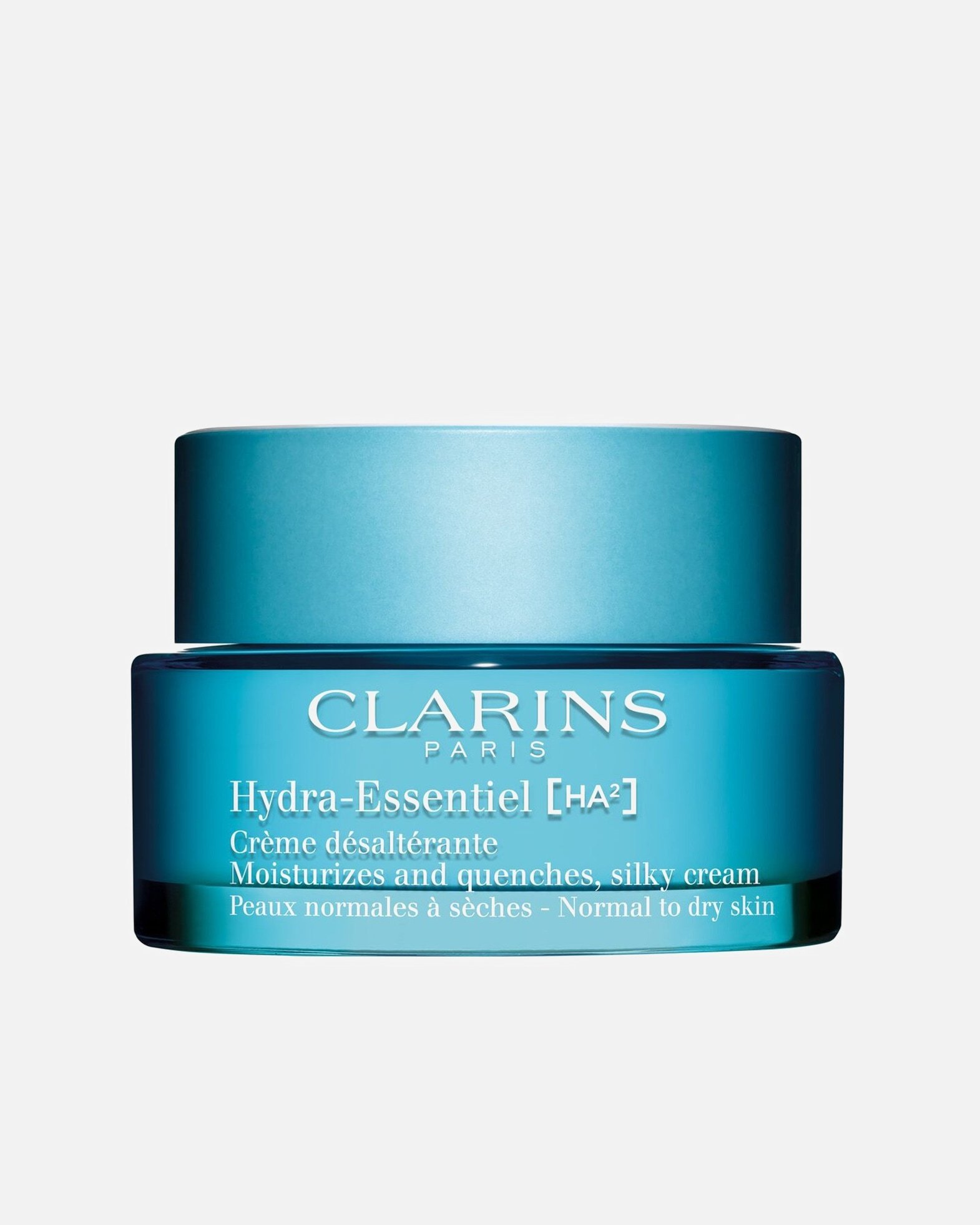 „Clarins Hydra-Essentiel HA² Silky Day Cream“ šilkinis dieninis kremas, 50 ml