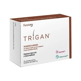 Trigan Plus 30 tabletten voor alopecia bij mannen en vrouwen werken in Milaan.