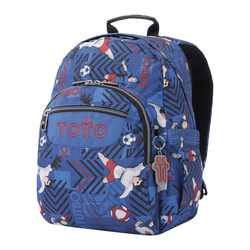  Mochila Escolar Totto Futbolistas Gommas