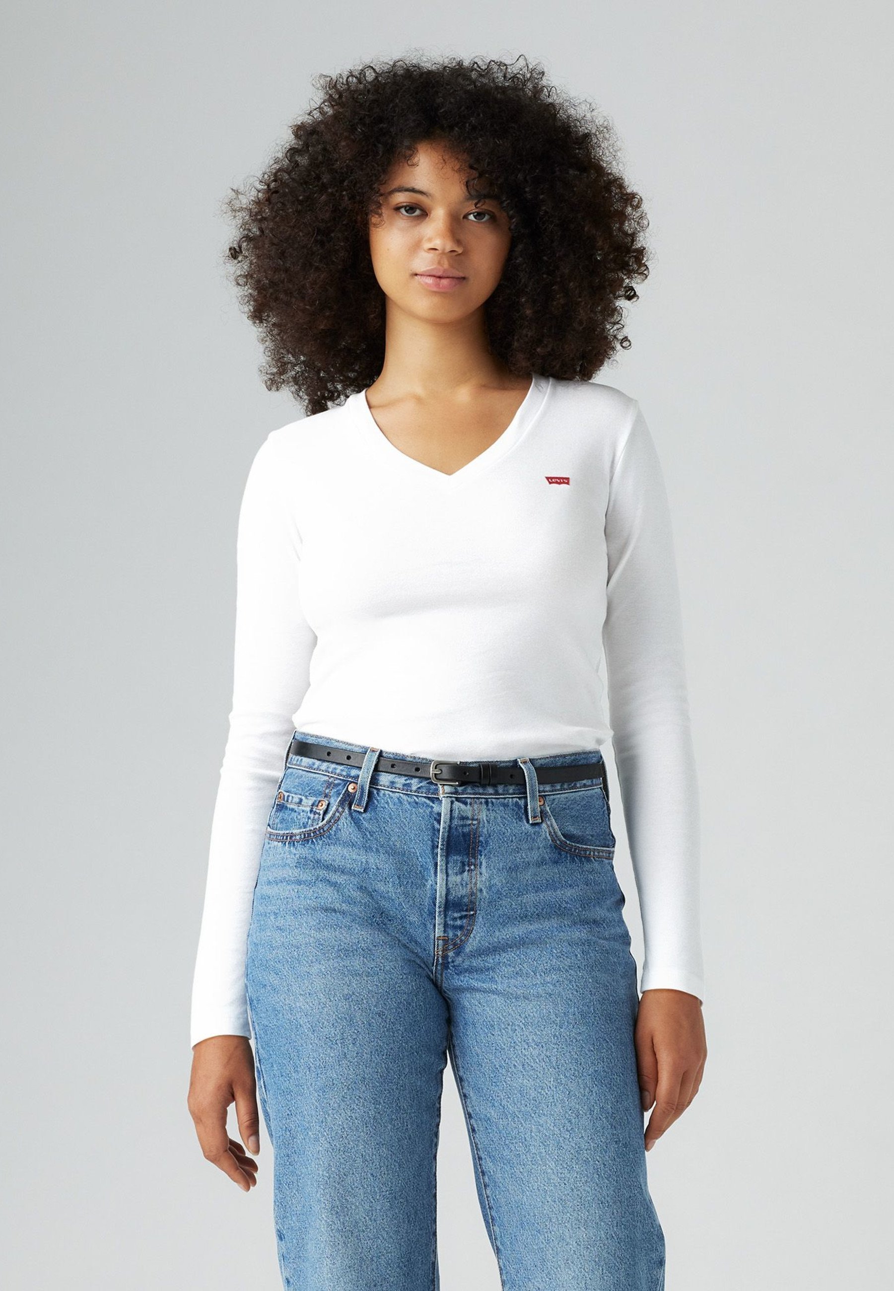 Levi's® ESSENTIAL - Top met lange mouwen - wit