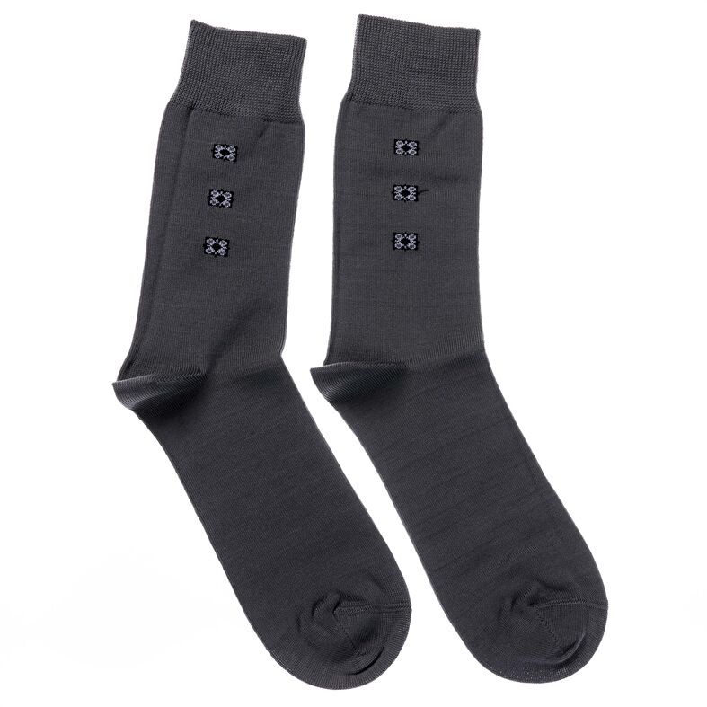 Calcetines y medias grises para hombre