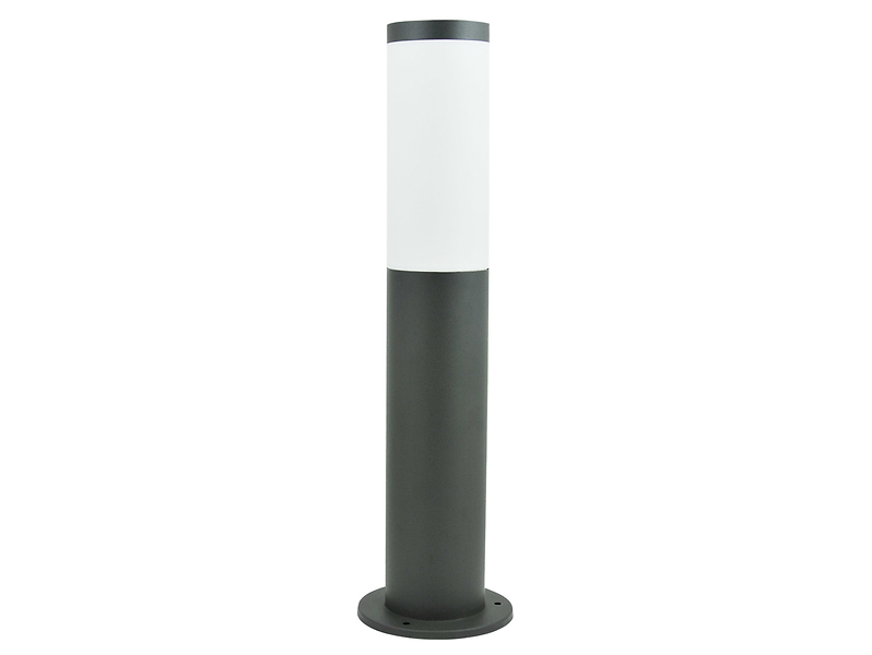 Słupek ogrodowy Oslo 45 cm stalowy szary