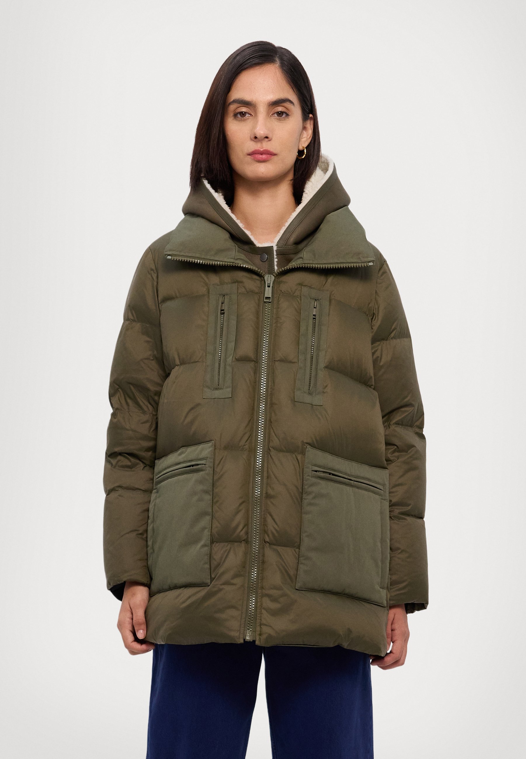 Yves Salomon MANTEAU  - Down jacket - hunter green