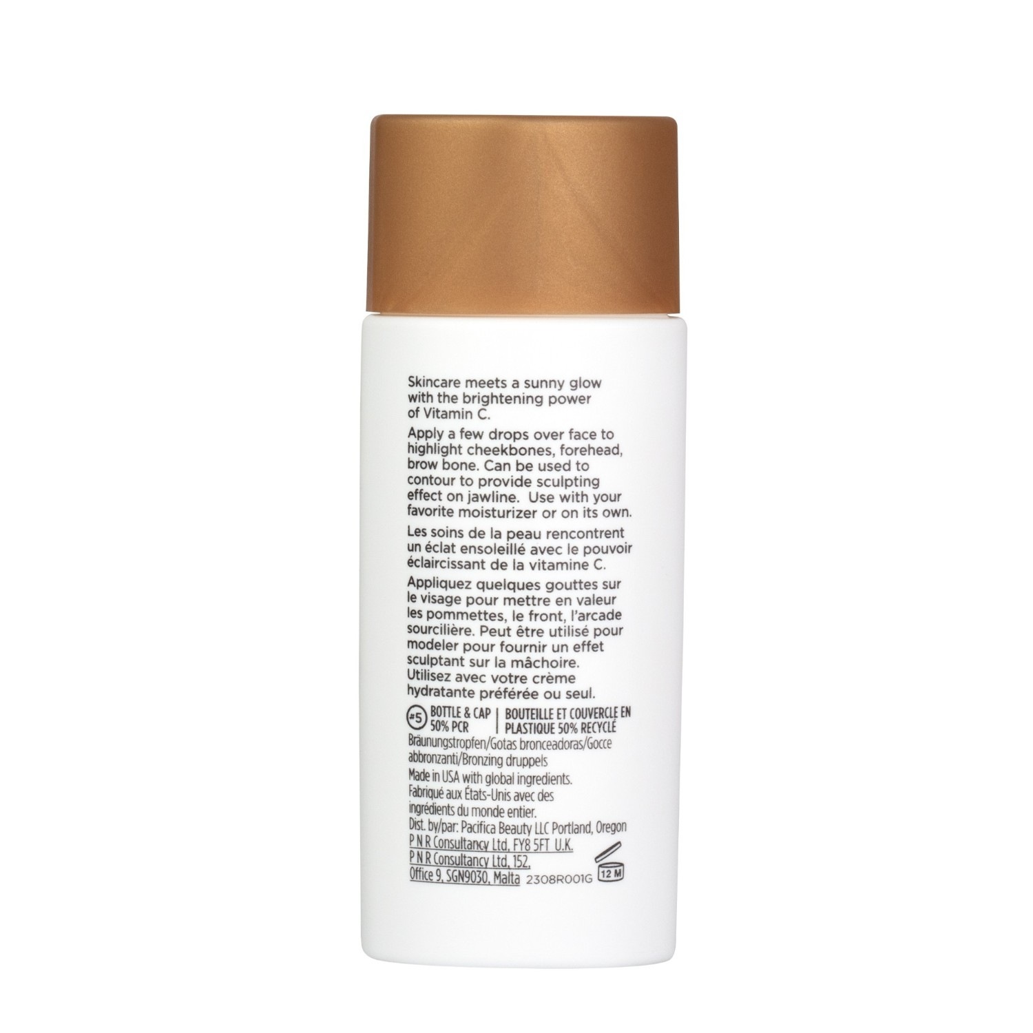 Pacifica Bronzer Sunny Glow kapi za bronzanje - 30 ml