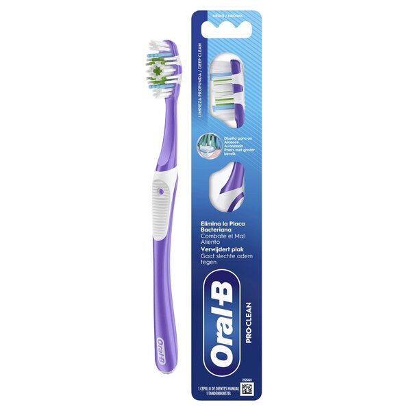 Oral-B Pro Clean Medium tandborste<br>1 styck - medelstora borst