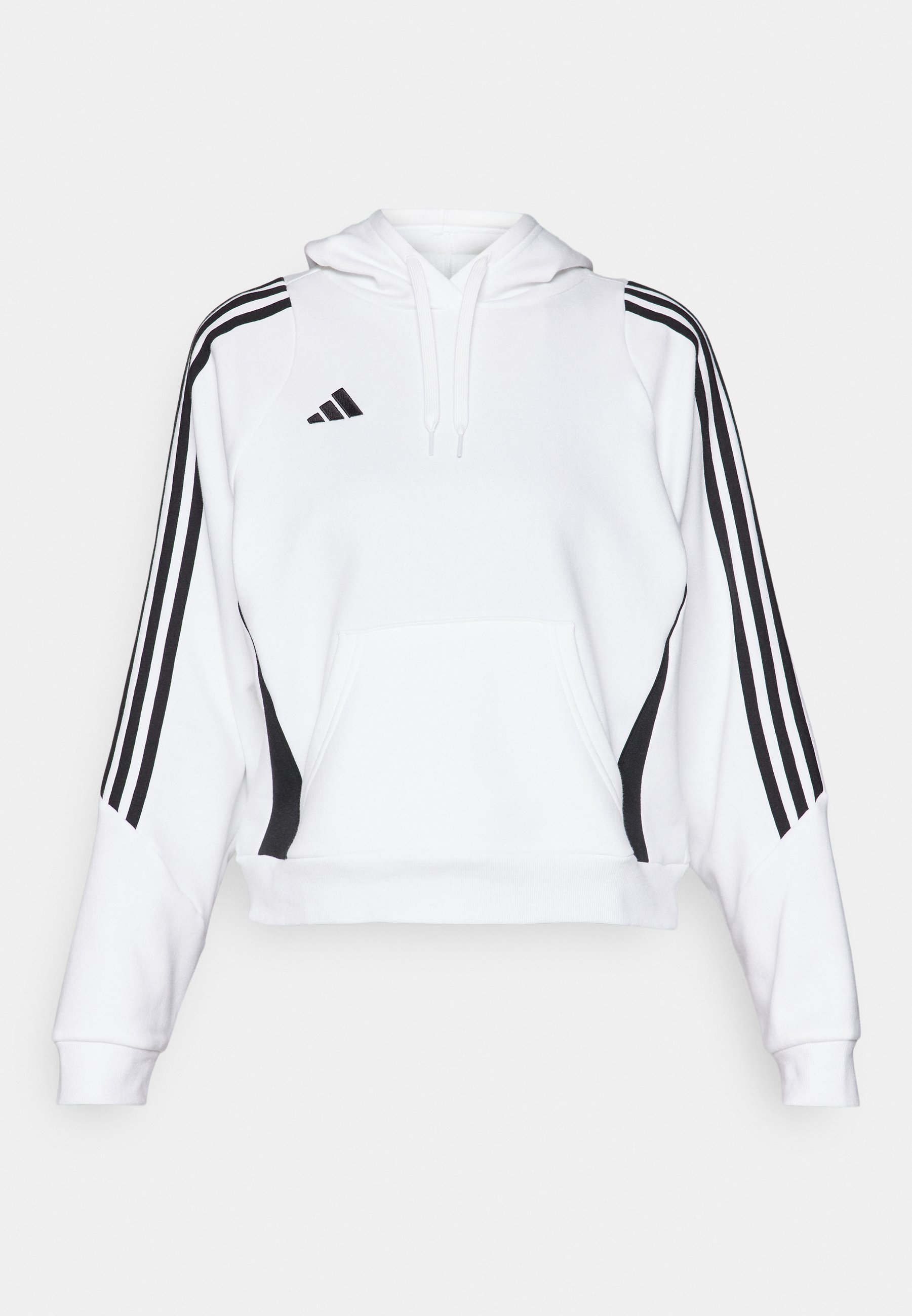 adidas Performance TIRO 24 - Majica s kapuljačom - bijela/crna