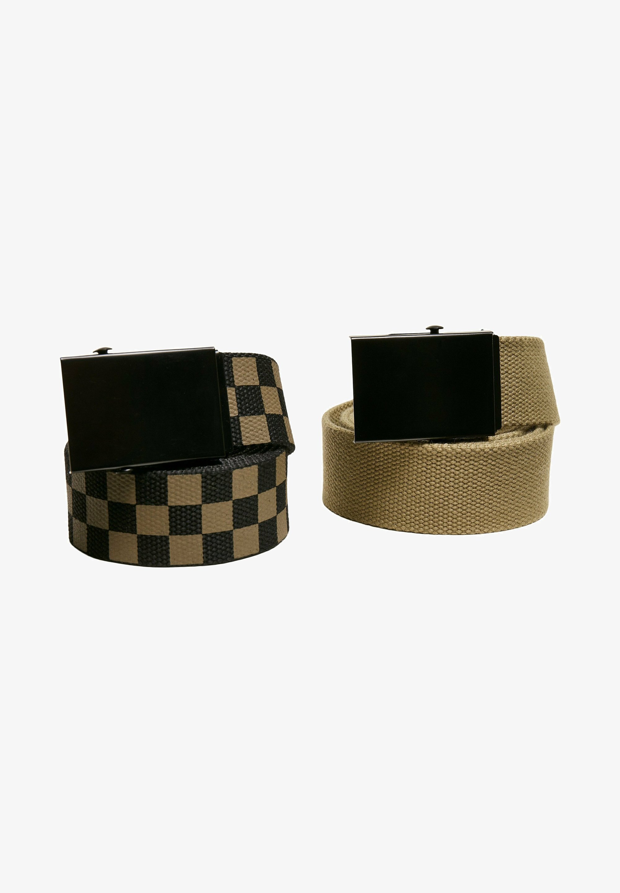 Urban Classics riem - olijfgroen/zwart