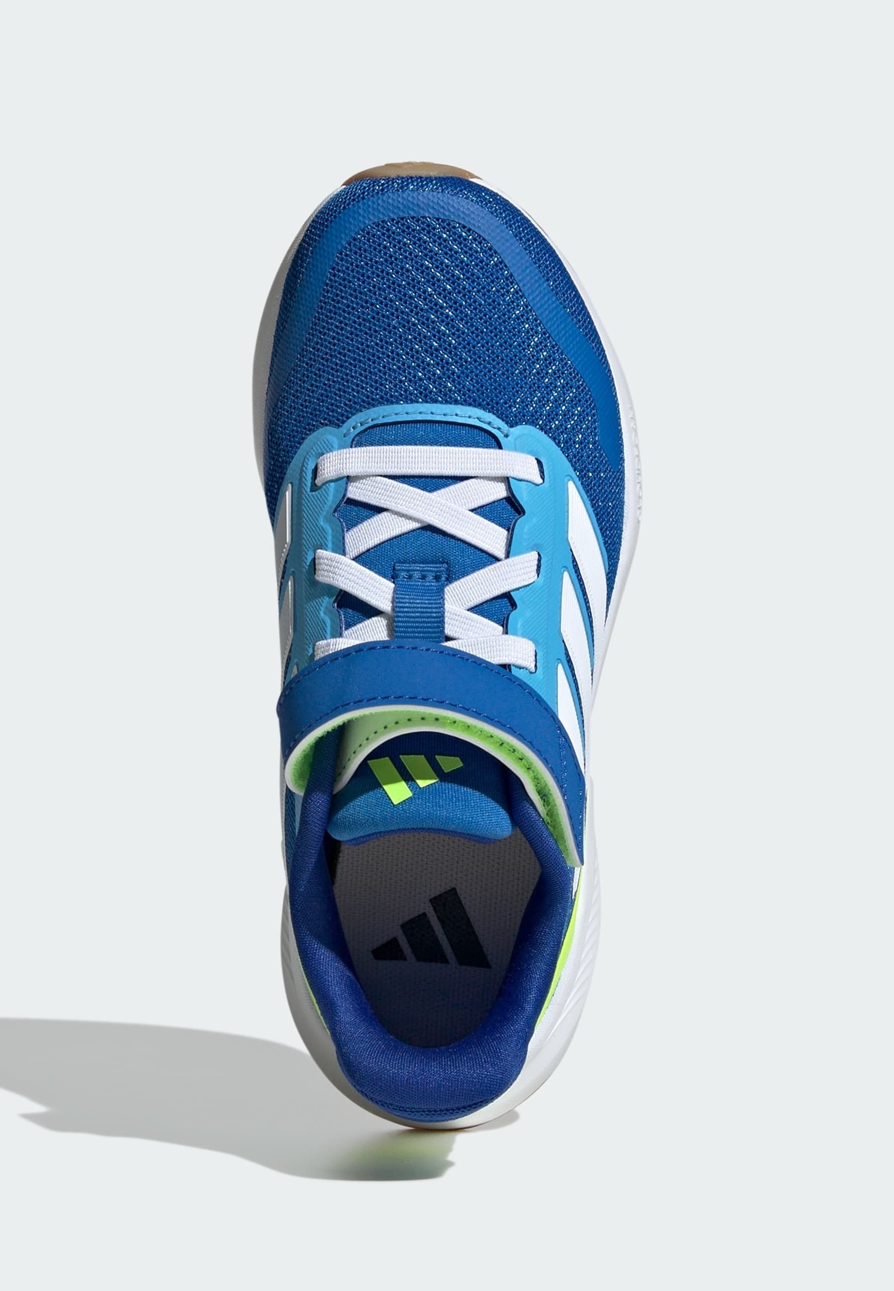 adidas Performance RUNFALCON 5 EL C - Hardloopschoenen voor op de weg - bright royal ftwr white lucid lemon