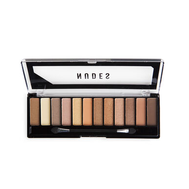 Paleta de sombras de ojos Magic Studio, 12 colores, tonos versátiles, 1 unidad.