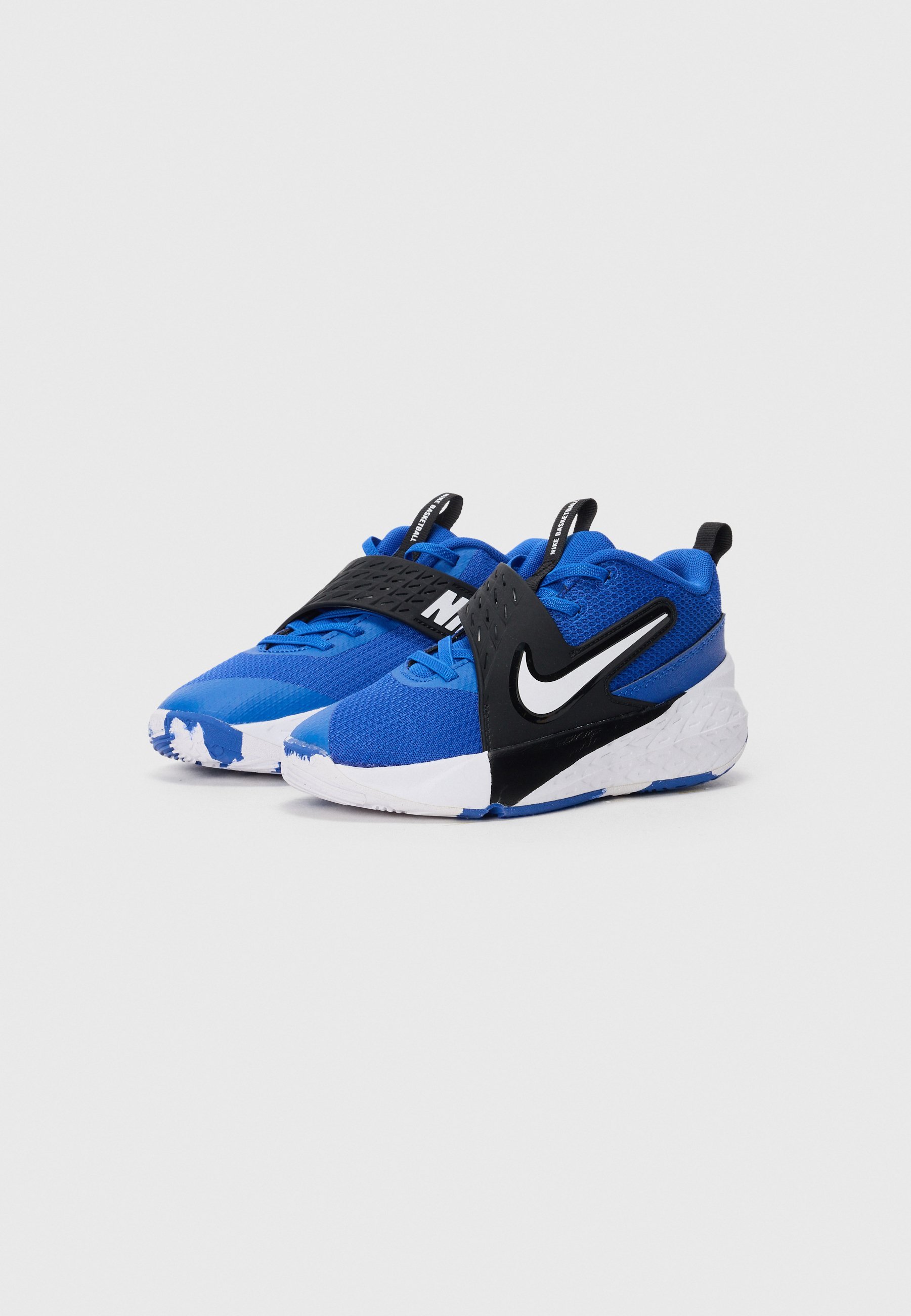 Nike Performance TEAM HUSTLE UNISEX - Korvpallijalatsid - hall/valge/must