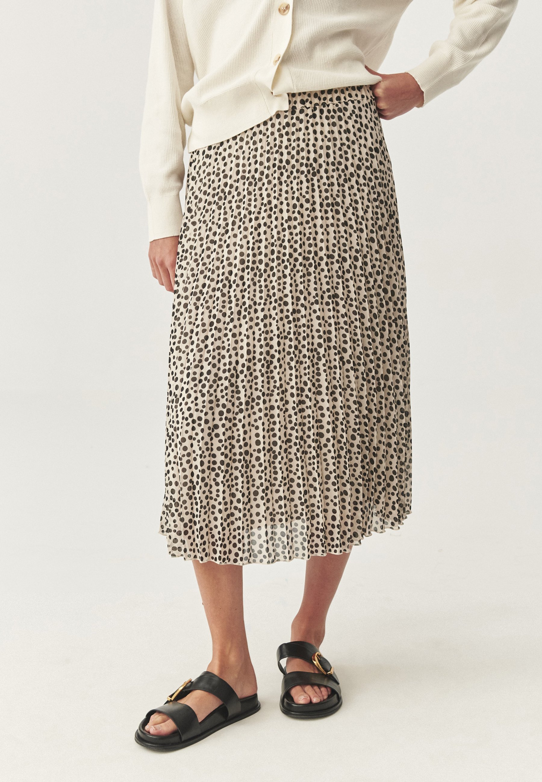 TATUUM SEMINA - A-lijn rok - beige