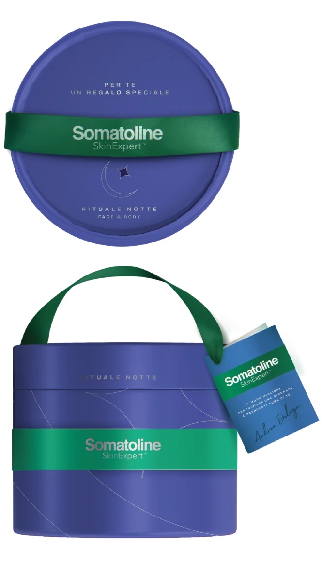 SOMATOLINE Night Ritual Set Gezicht & Lichaam Afslankende Body/Gezichtsexfoliant