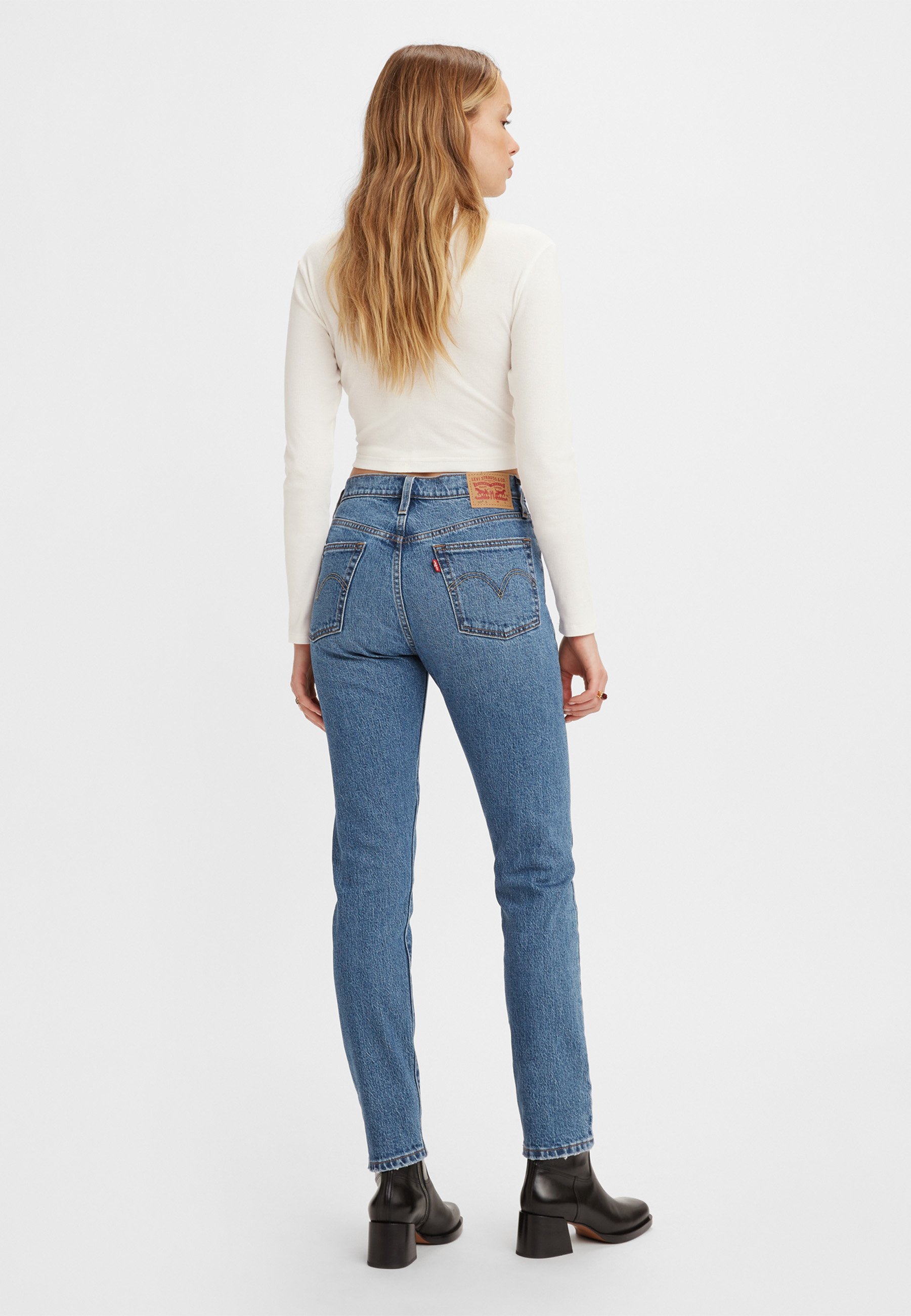 Levi's® 501® SKINNY - Jeansy Skinny Fit - niebieskie, to prawda