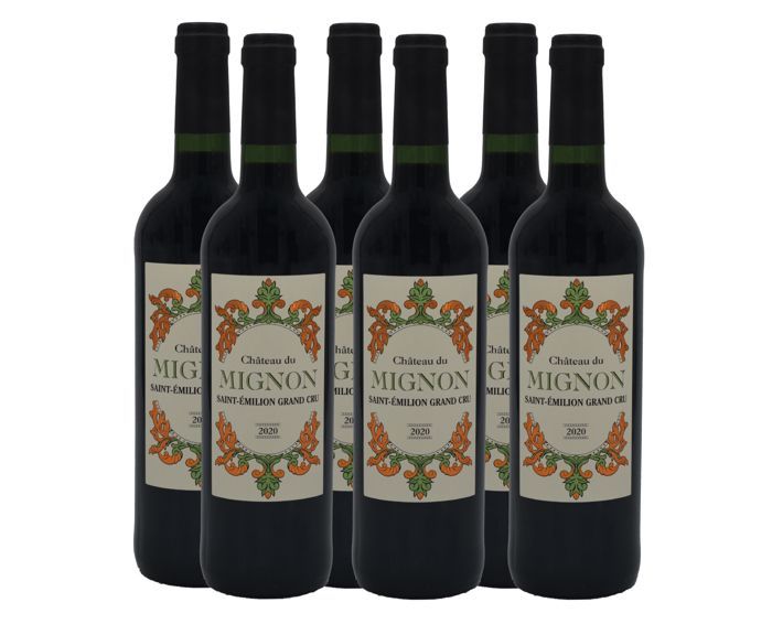 6x Ch. Du Mignon 2020 - St Emilion GC AC Rojo