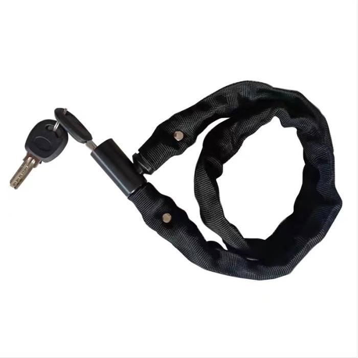 Candado para bicicleta, para bicicleta, scooter/motocicleta/cadena antirrobo (88 cm) Cadena antirrobo de acero para puerta/valla