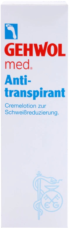 Gehwol Med kremni antiperspirant za prekomerno potenje nog