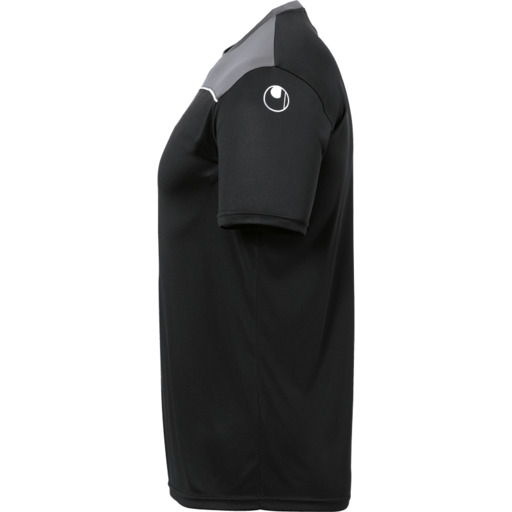  Camisa Offense 23 Poly Preta/Antracite/Branca Uhlsport