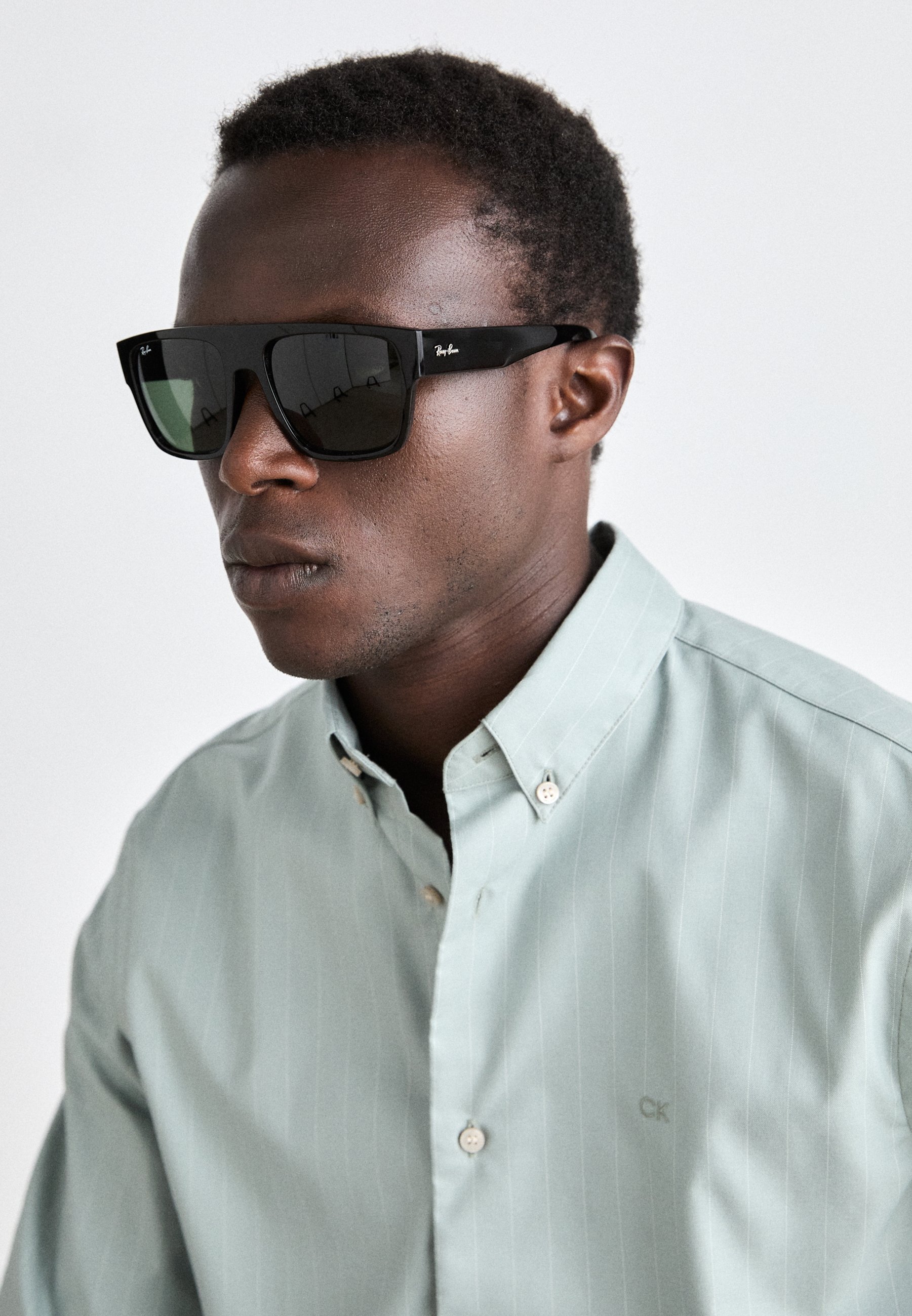 Ray-Ban DRIFTER UNISEX - Zonnebril - zwart/groen